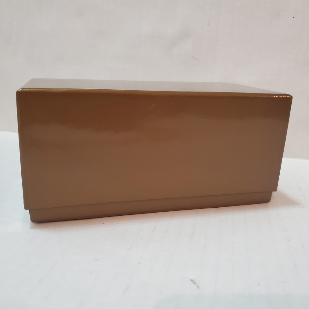 Gucci Brown Glossy Eyewear Sunglasses Storage Box GG Monogram Interior - Picture 9 of 10